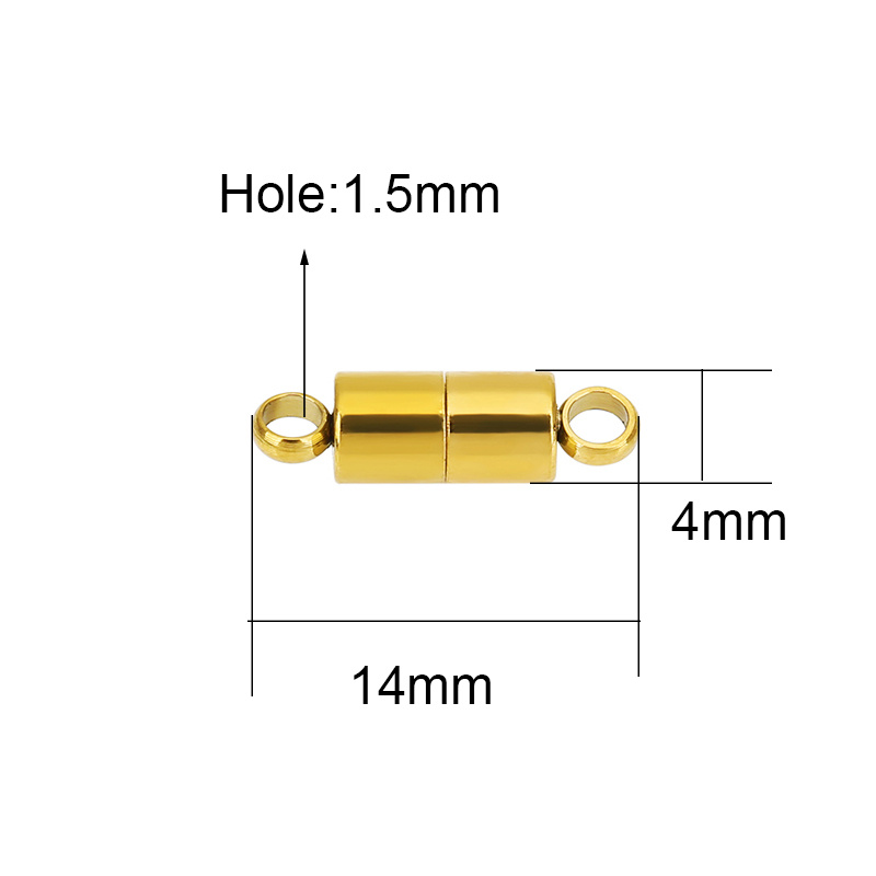 2pcs 14mm Stainless Steel Neck - Jewelry Making Name บทวิจารณ์และราคา