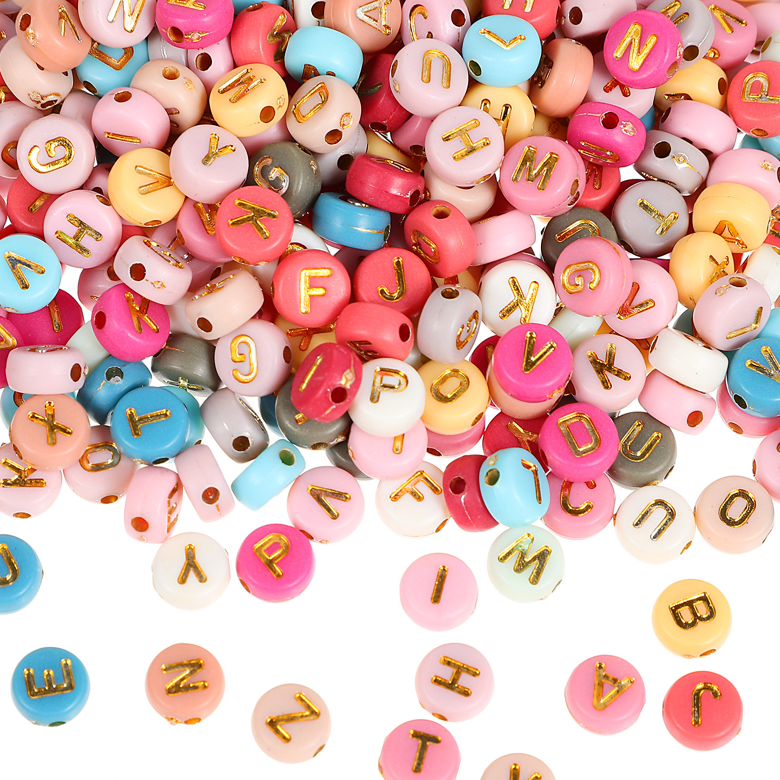 1Pack Acrylic Alphabet Beads D - Jewelry Making Using Beads บทวิจารณ์และราคา