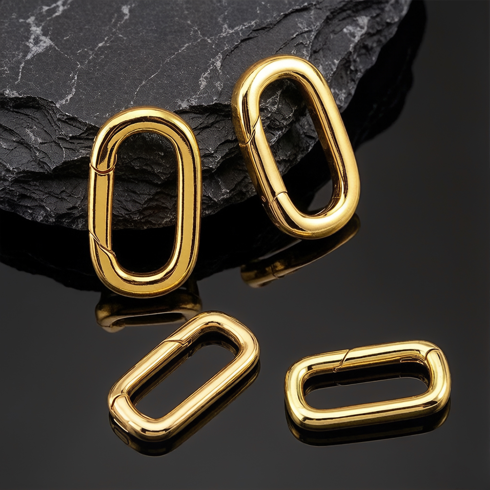 2pcs 18K Gold Plated Filled Ov - Jewelry Making Name บทวิจารณ์และราคา