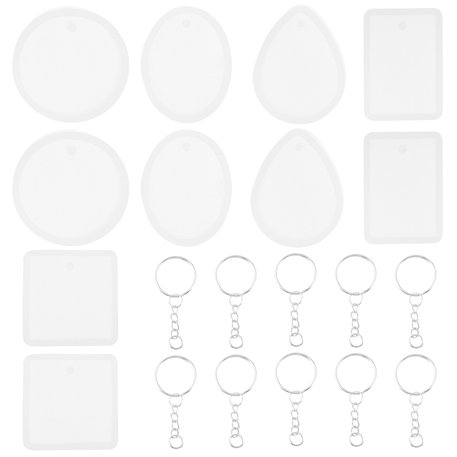 10pcs Pendant Mold Set Silicon - Resin Mold Jewelry บทวิจารณ์และราคา