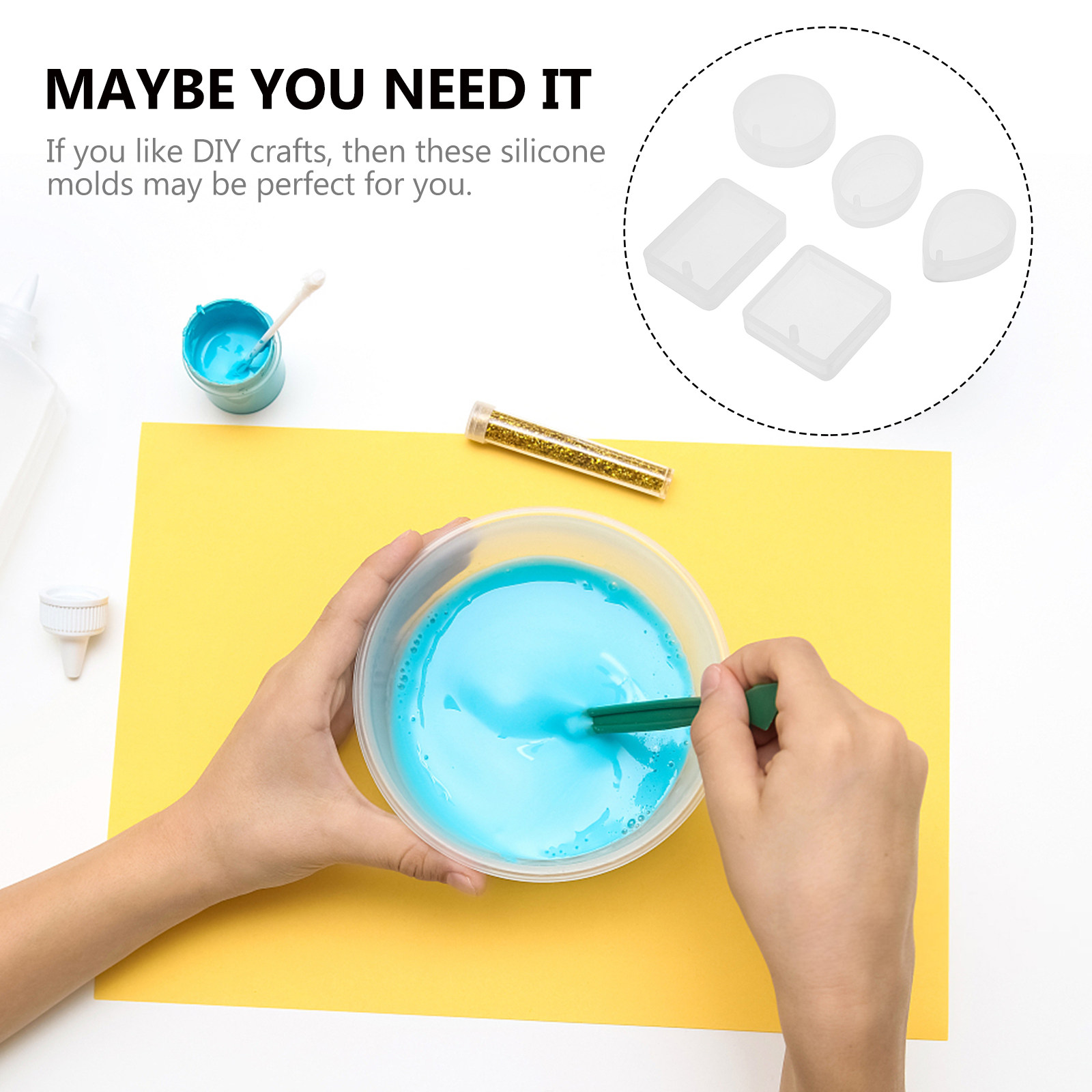 10pcs Pendant Mold Set Silicon - Resin Mold Jewelry บทวิจารณ์และราคา