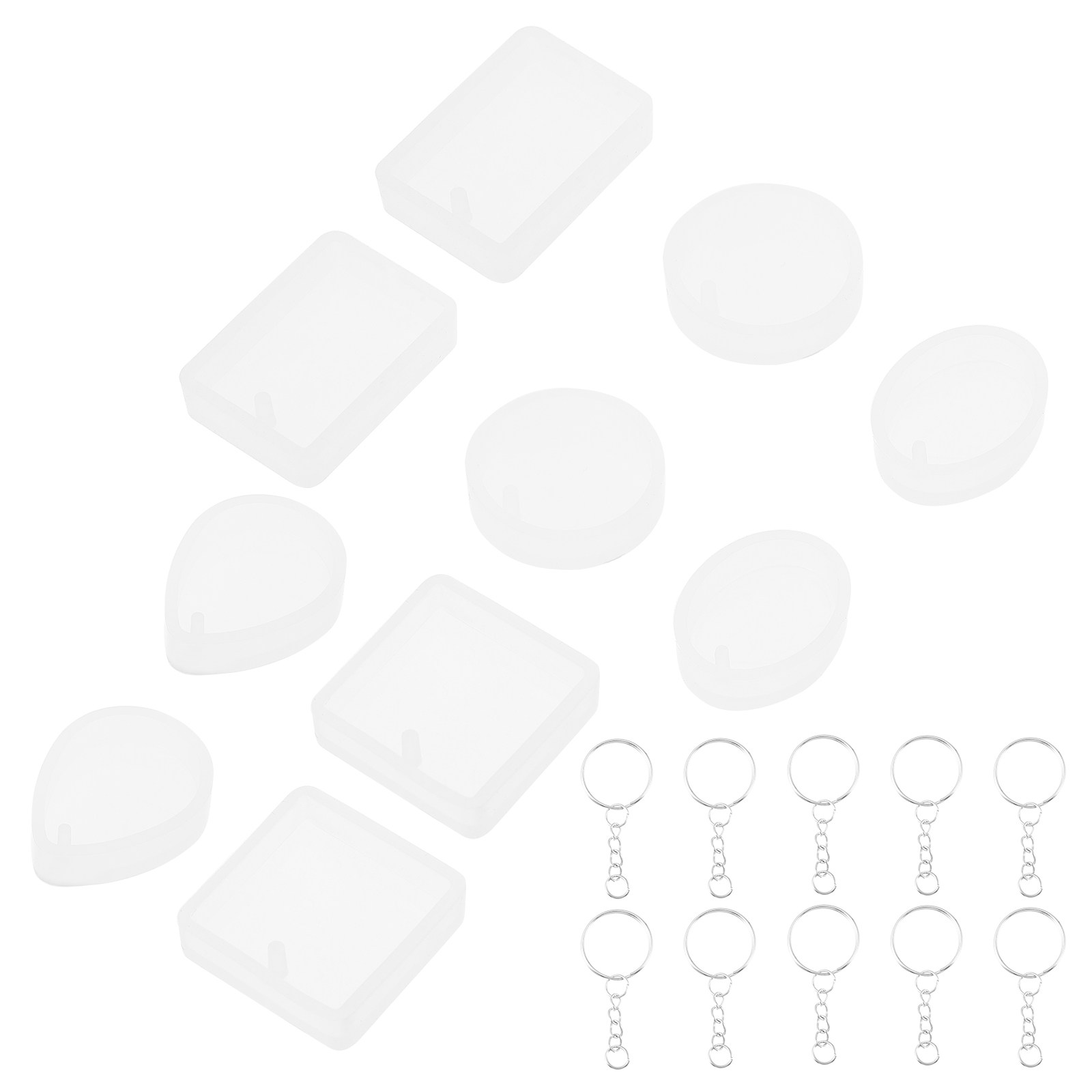 10pcs Pendant Mold Set Silicon - Resin Mold Jewelry บทวิจารณ์และราคา