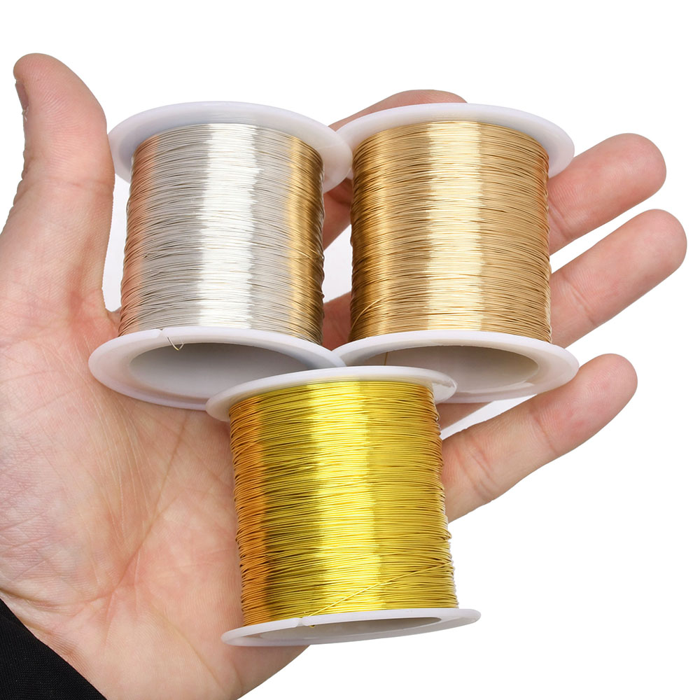100m/328ft Fadeless Copper Cla - Jewelry Making Yarn บทวิจารณ์และราคา