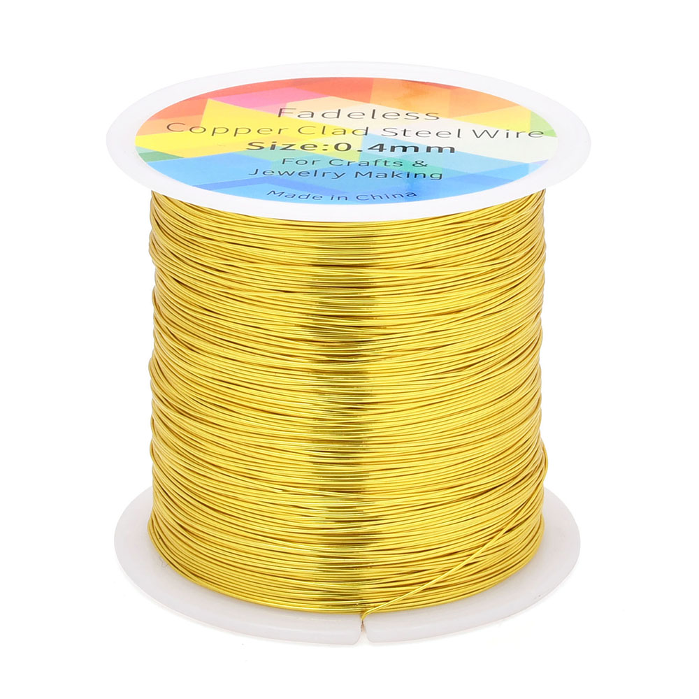 100m/328ft Fadeless Copper Cla - Jewelry Making Yarn บทวิจารณ์และราคา