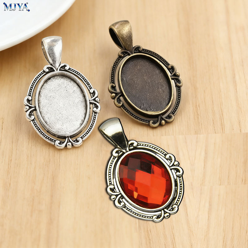 MJYA 10pcs Vintage Pendant Set - Jewelry Making Resin บทวิจารณ์และราคา