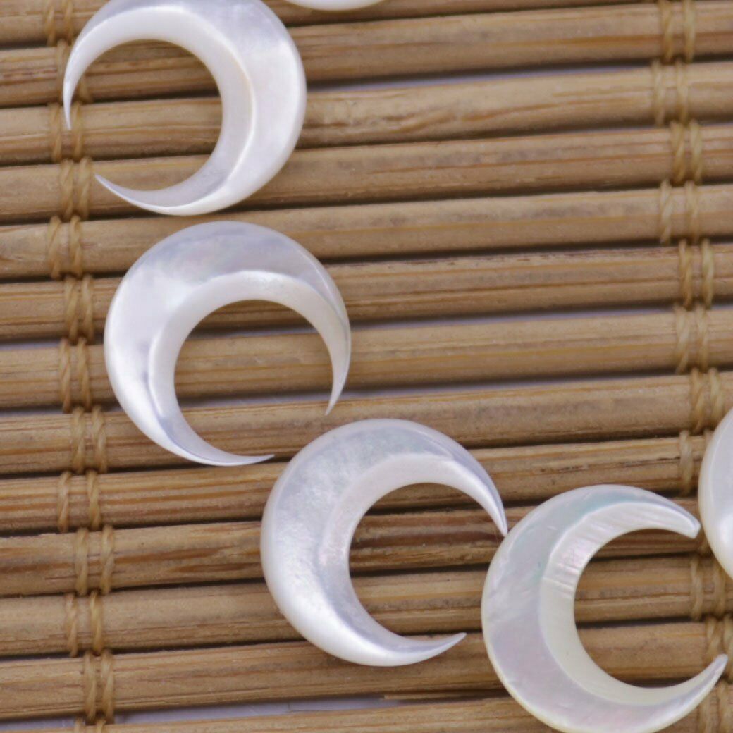 10 PCS Nail 3D Art Moon Shape  - Jewelry Making Drill บทวิจารณ์และราคา