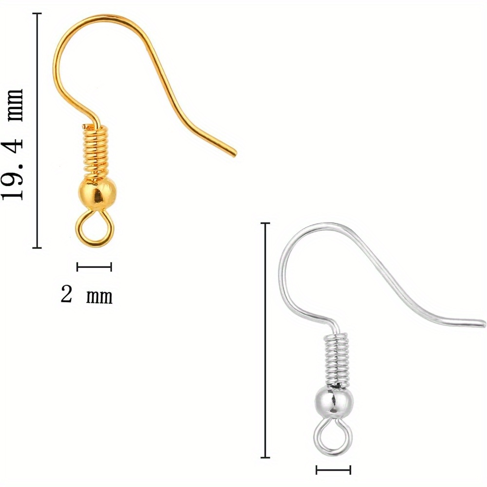 200Pieces Earring Hooks, Fish  - Jewelry Making Yarn บทวิจารณ์และราคา