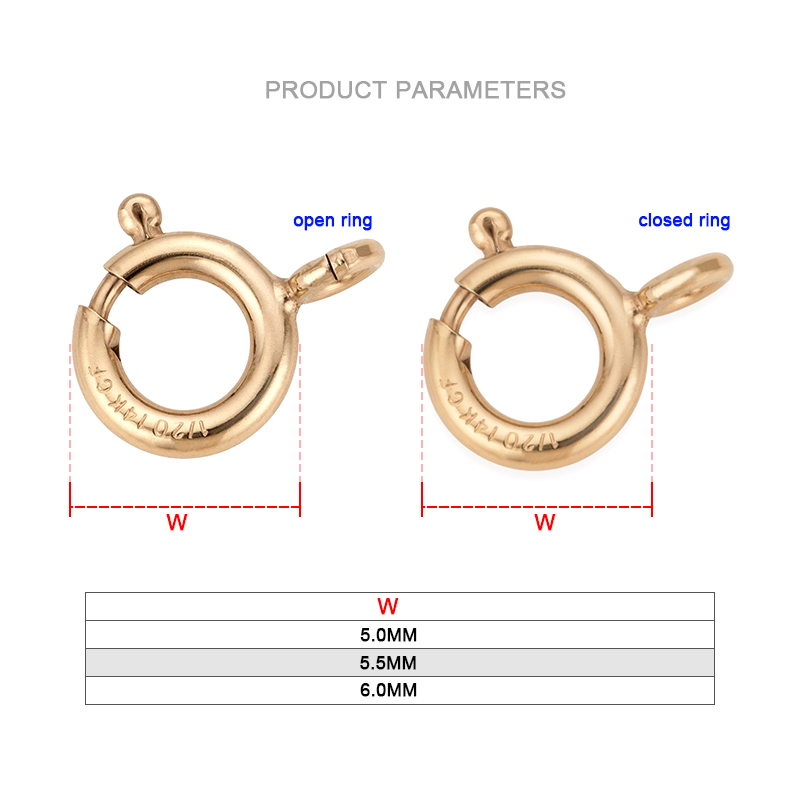 14K Gold Filled Spring Ring Cl - Jewelry Making Name บทวิจารณ์และราคา