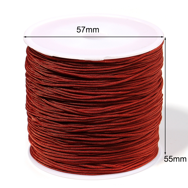 90M/Roll 0.8mm Nylon Thread Co - Jewelry Making Yarn บทวิจารณ์และราคา