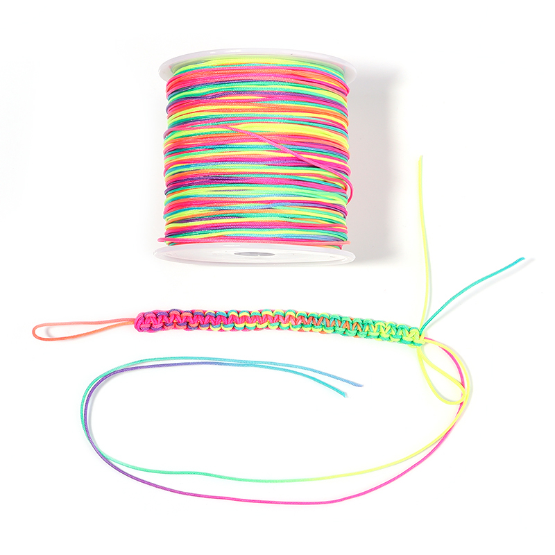 90M/Roll 0.8mm Nylon Thread Co - Jewelry Making Yarn บทวิจารณ์และราคา